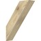 Ekena Millwork 6"W x 20"D x 26"H Traditional Rough Sawn Knee Brace, Douglas Fir BRC06X20X26TRA00RDF - alternate 1